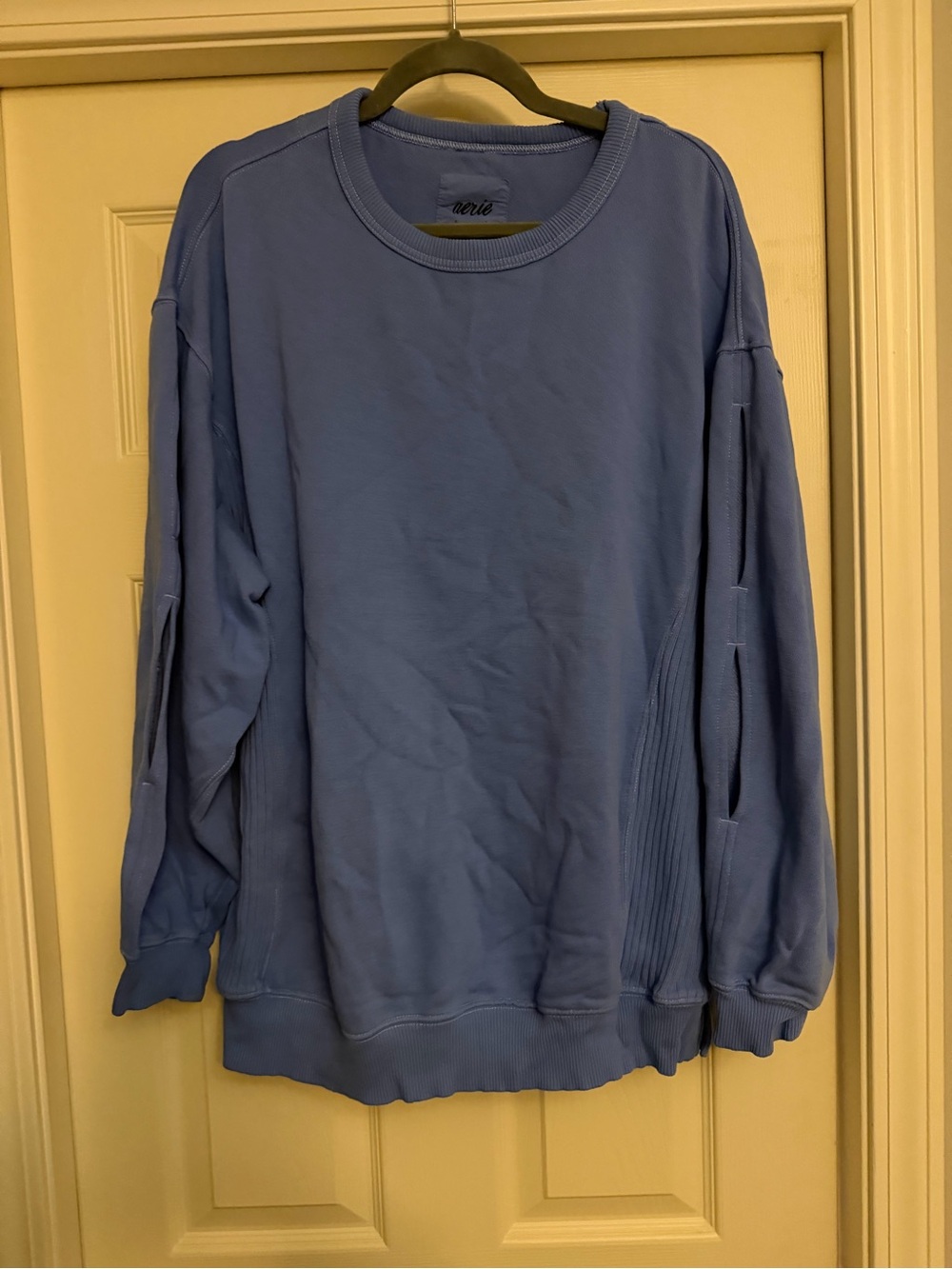 Aerie Women’s oversized Crewneck Sweatshirt - Blue